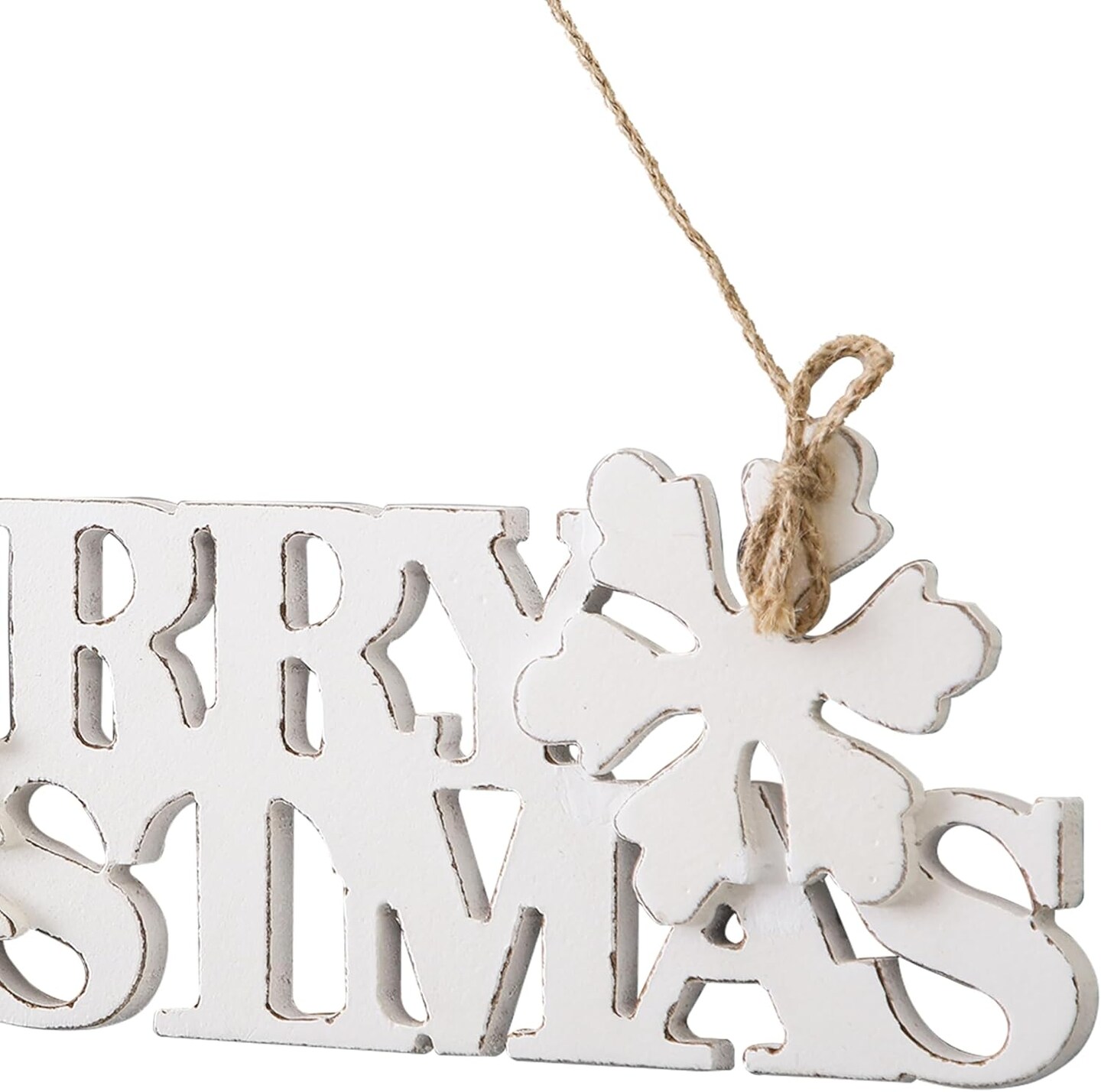 Rustic Merry Christmas Sign for Front Door 16 Inch(Style 1)