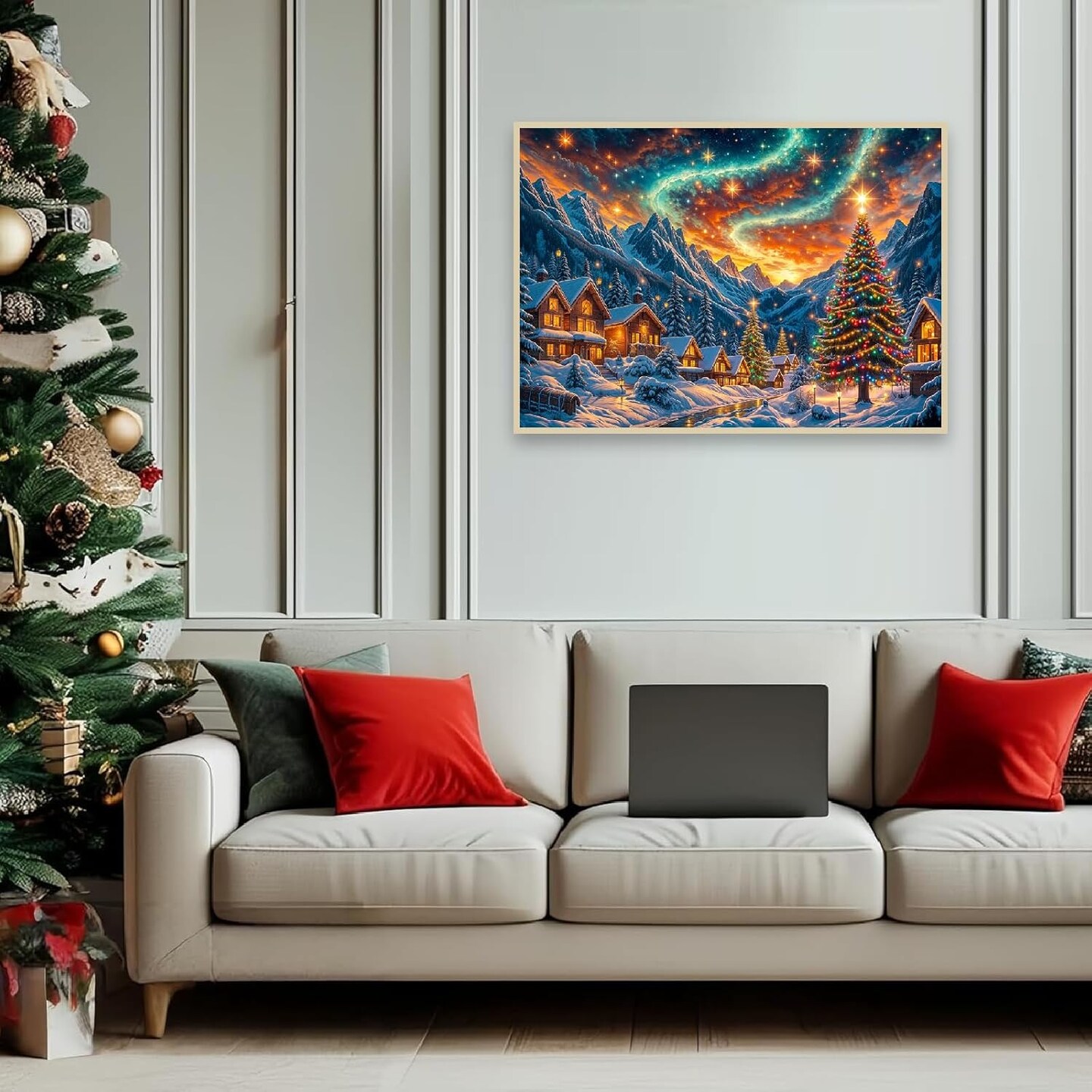 Christmas Starry Sky Diamond Painting Kits - 12 x 16 Inch