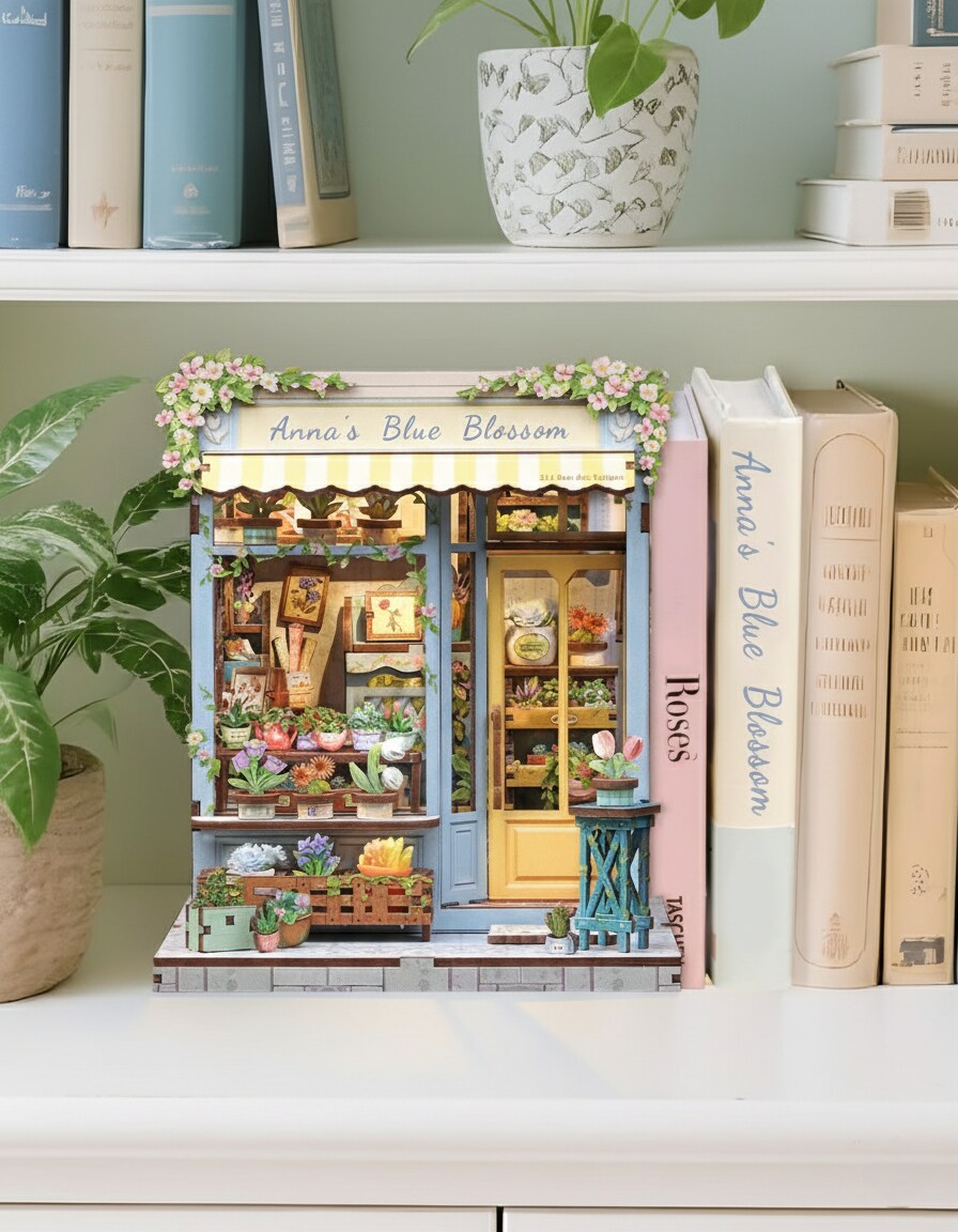 DIY Book Nook Kit - Anna&#x2018;s Blue Blossom