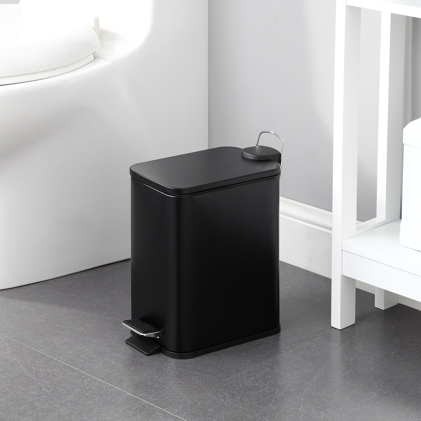 5 Liter(1.32 Gallon) Small Trash Can with Plastic Inner Buckets