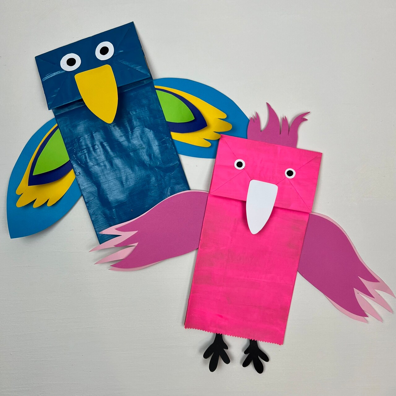 Kids Club: Paper Bag Parrot Puppet