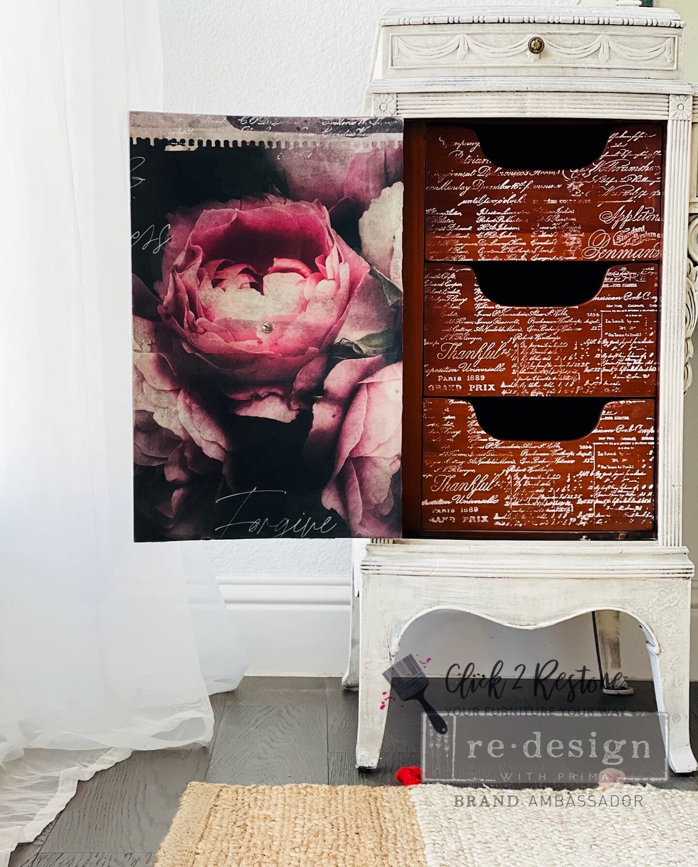 Redesign Decoupage Decor Tissue Paper - zara - 1 sheet (19&#x22; x 30&#x22;)