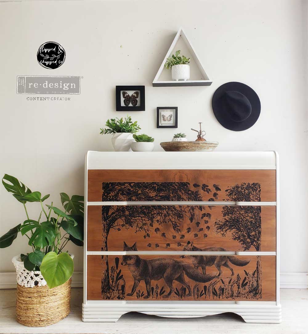 Decor Transfers&#xAE; - Fox Meadows - total sheet size 24&#x22;x35&#x22;, cut into 2 sheets