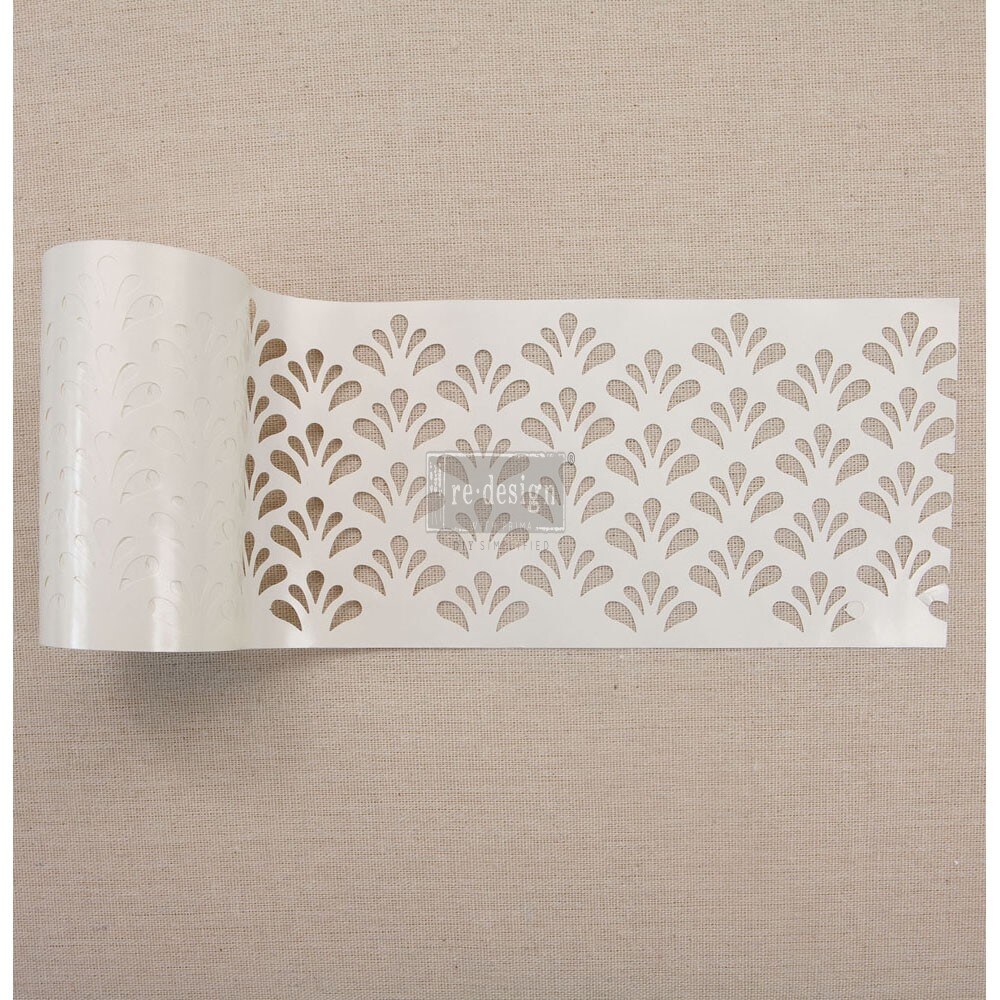 Redesign Stick & Style Stencil Roll - Eastern Fountain - 1 roll - 4in x 15yards self-adhesive plastic on roll