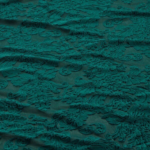 Versailles Burn Out Stretch Velvet Fabric