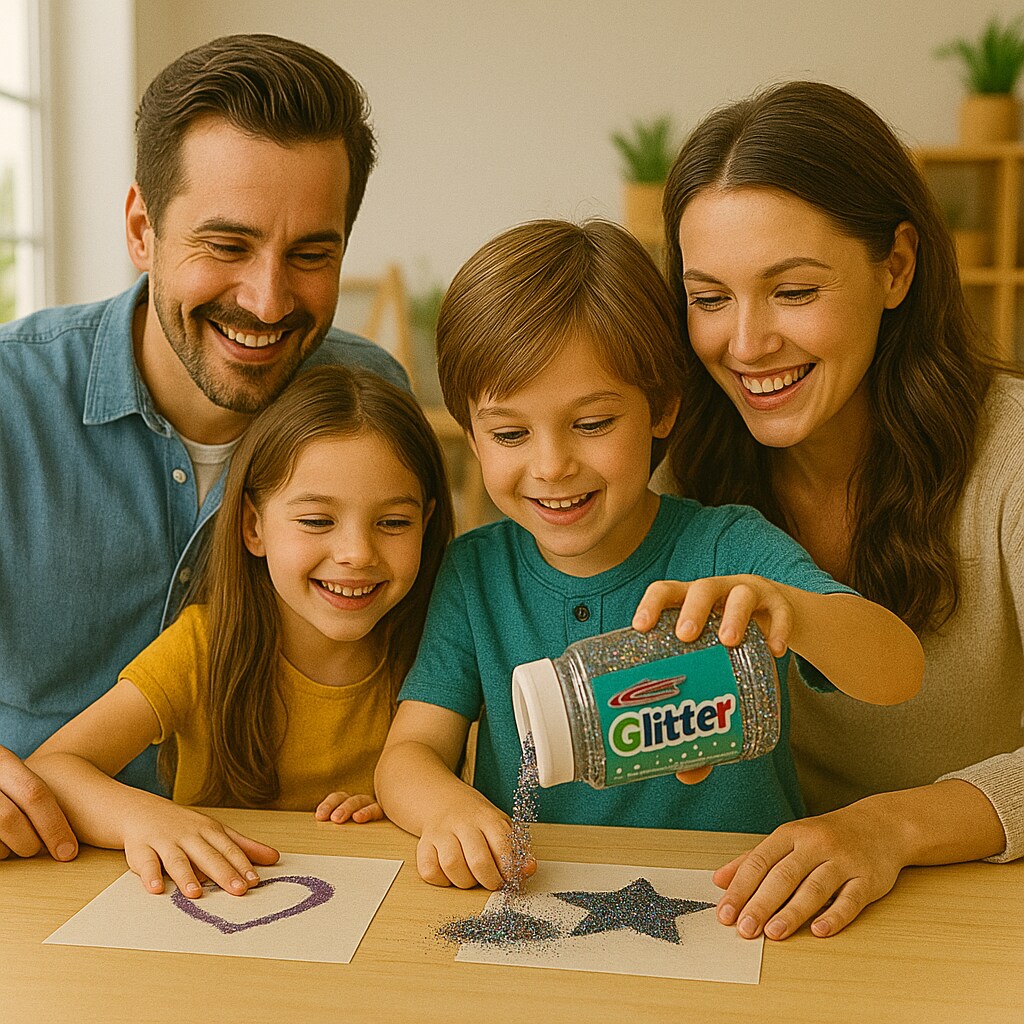 Craft Glitter 1 lb Jar – White / Clear Bulk Glitter for Crafts, Decor & Classroom Projects