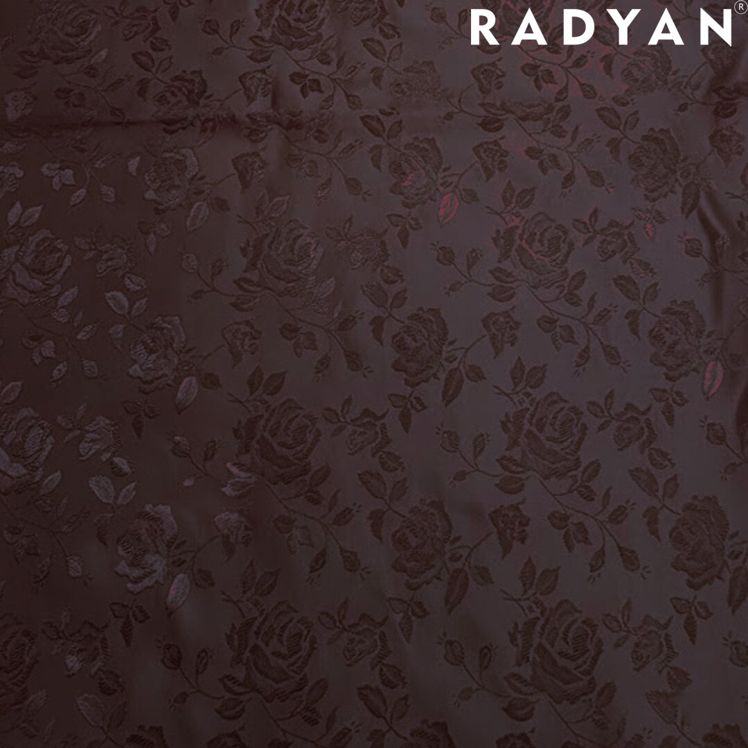 1 Yard Satin Brocade Fabric 100% Polyester Floral Jacquard for Apparel and Home Decor 58/59 Inch Width