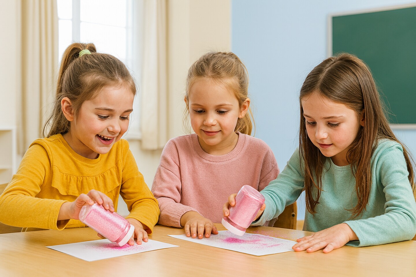 Craft Glitter 1 lb Jar – White / Clear Bulk Glitter for Crafts, Decor & Classroom Projects