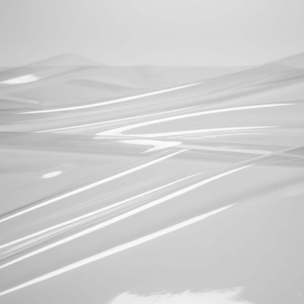 1 Yard Frosted Clear PVC Vinyl Fabric Privacy Screen Waterproof 54 Inch Wide Plastic Material