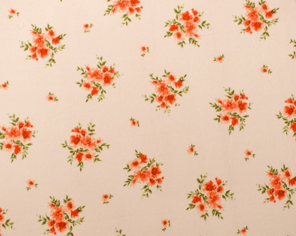 Pink-Multi Poly Stretch Floral Print DB Jersey Knit Fabric By the Yard