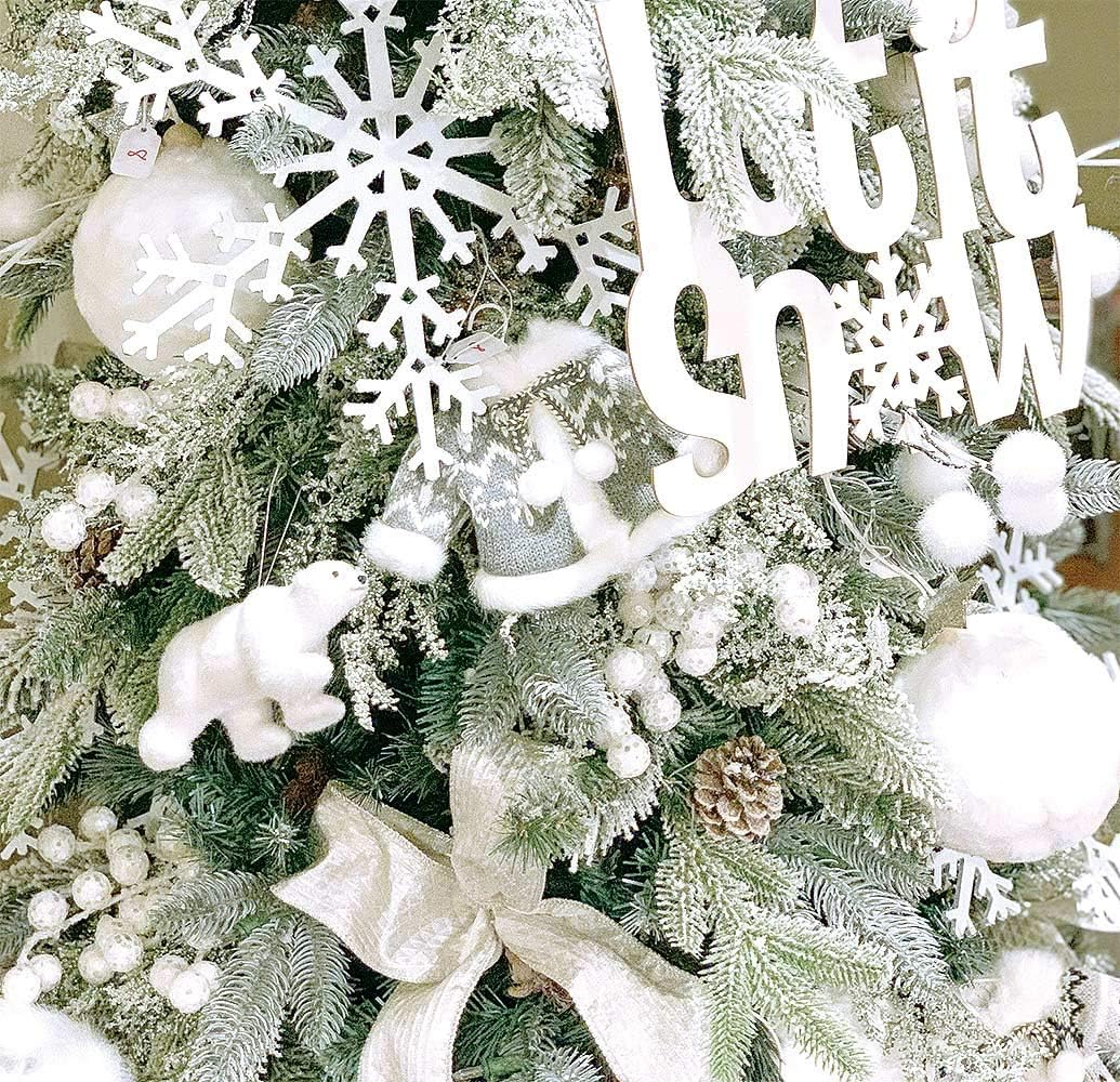 Winter Berry Picks/White Holiday Berries Pick(4"D x 4"W x 8"H)