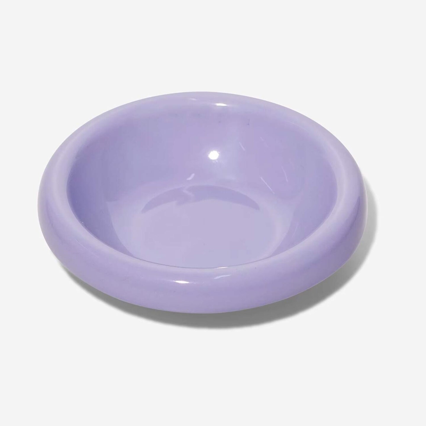 Cotton Blue Handcrafted Ceramic Pet Bowl Eco Friendly Glossy Finish Feeding Dish