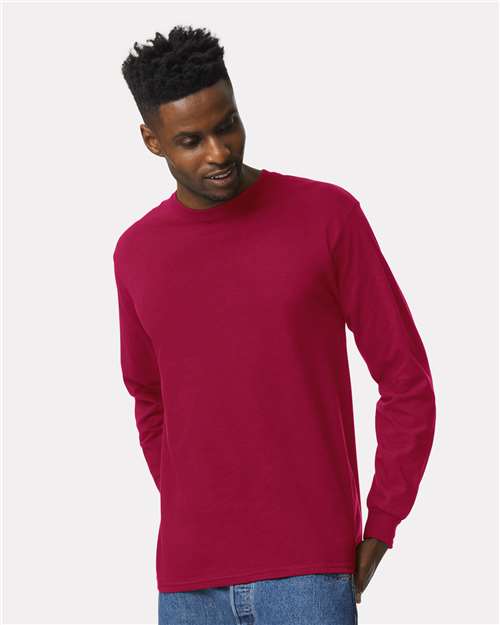 Gildan® Ultra Cotton Heavyweight Long Sleeve T-Shirt For Custom Printing And Sustainable Workwear