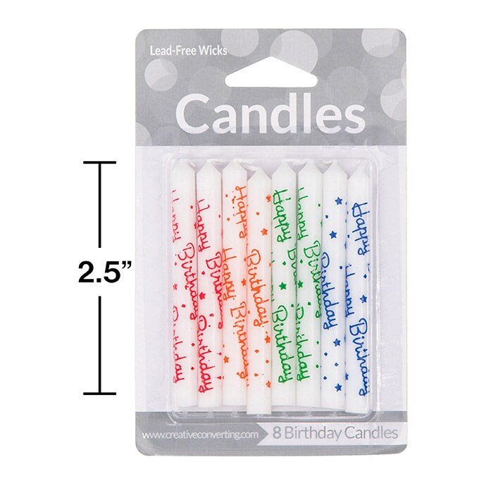 48 pc Bulk Happy Birthday Candles