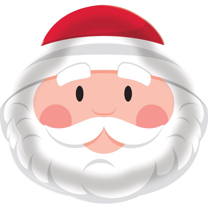 12 pc Bulk Santa Plastic Trays