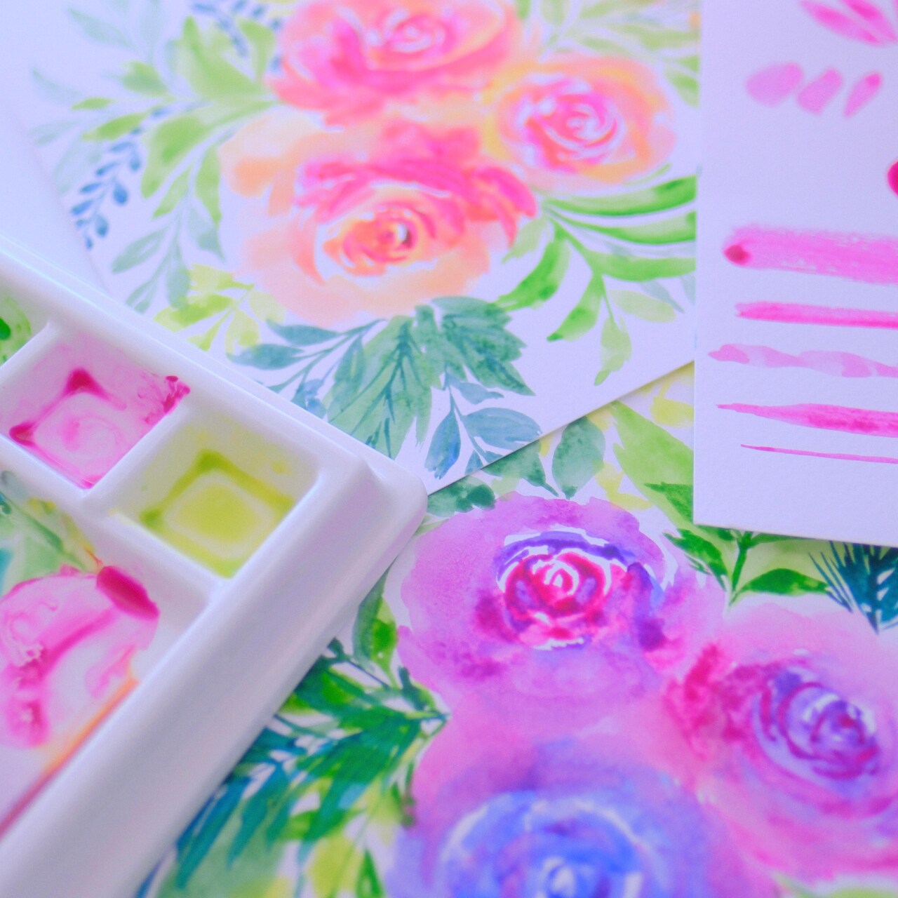 Art In August | Beginner Floral Painting in Watercolor