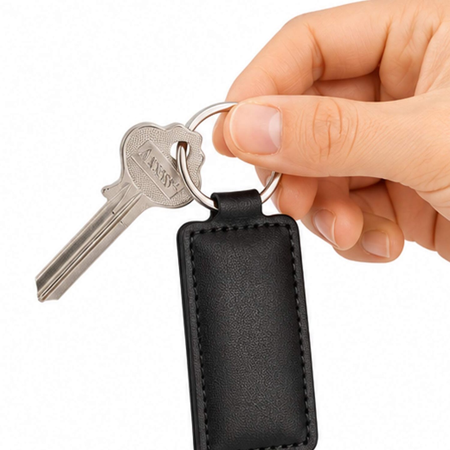 Black Faux Leather Keychains - 12 Pc. | Michaels