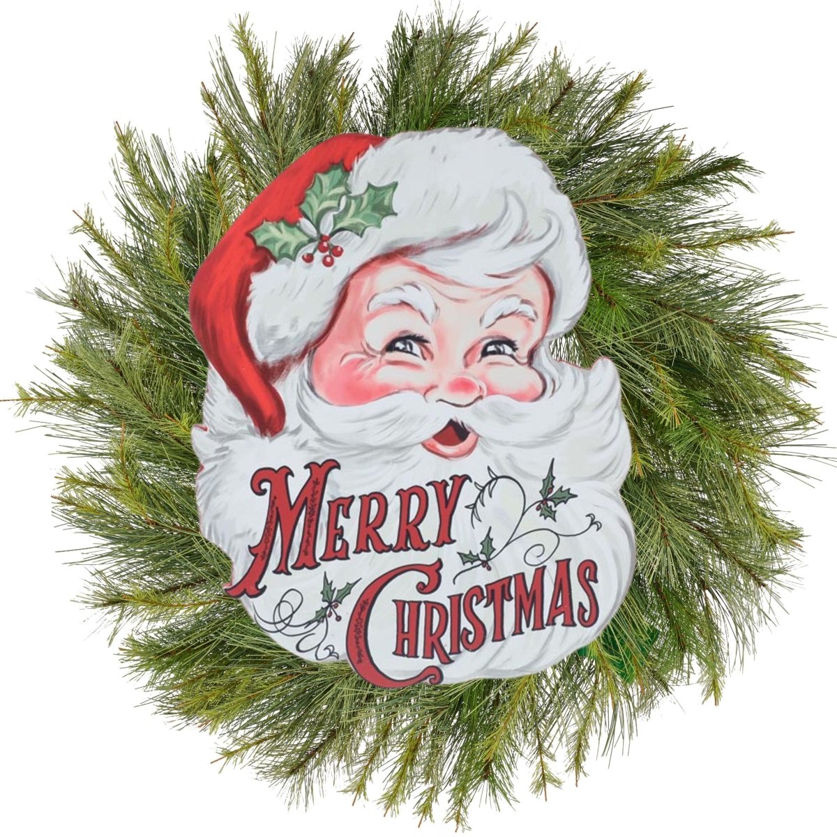 Santa Face Wall Hanging