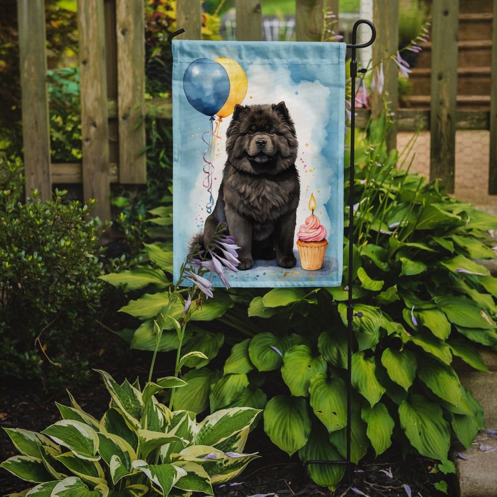 Edge Collections - 11.25" X 15.50" - Multicolor - Chow Chow Birthday Yard Flag - 1 Piece