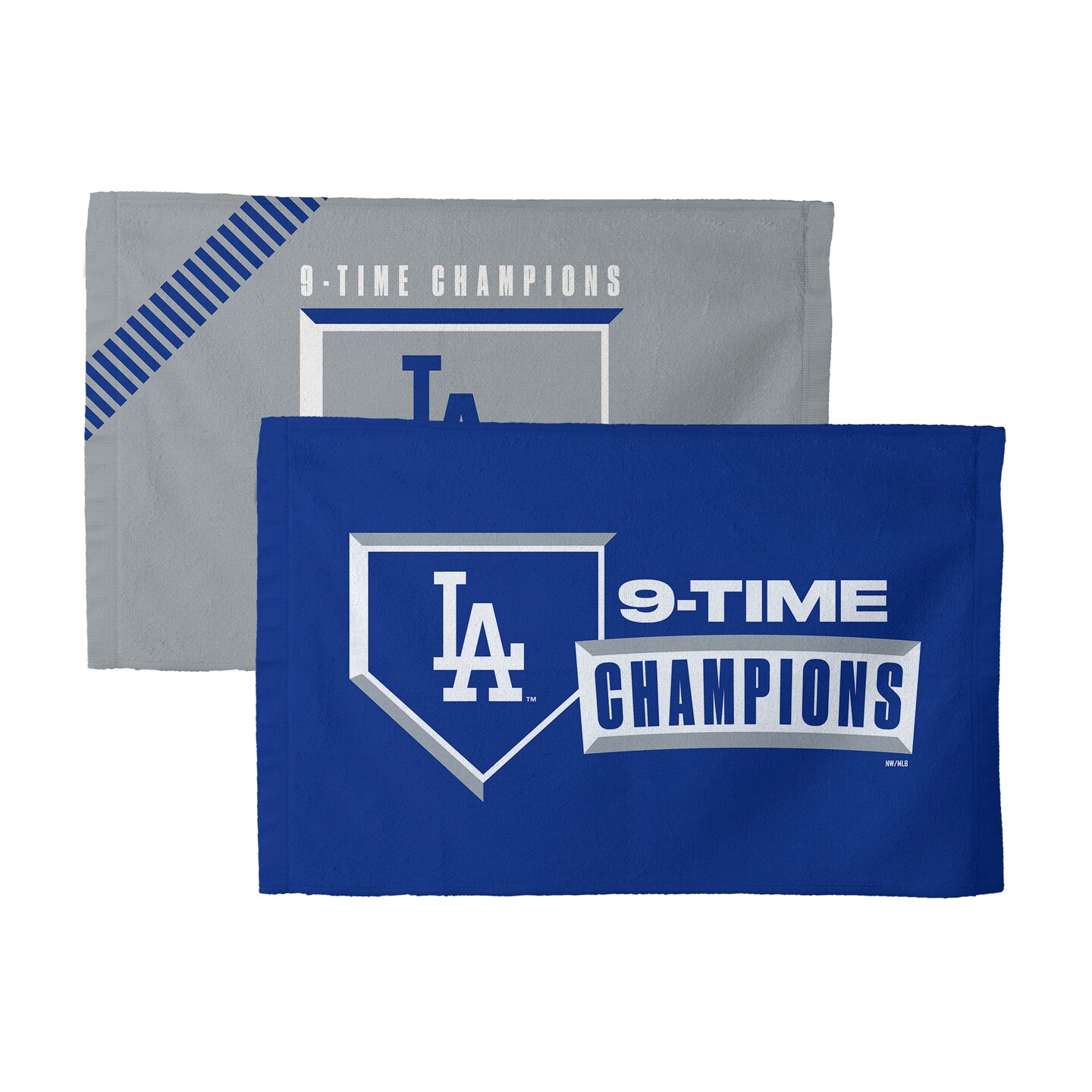 MLB Los Angeles Dodgers 2025 World Series Multi Champ Voltage Fan Towel 16 x 25 inches