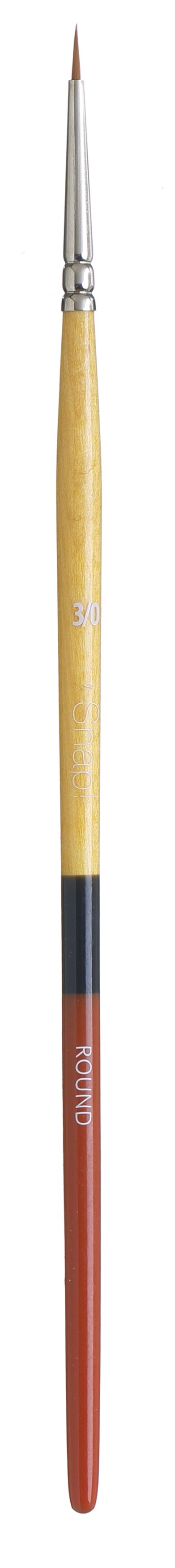 Princeton Snap! Golden Taklon Short Handle Brush-Round Size 3/0