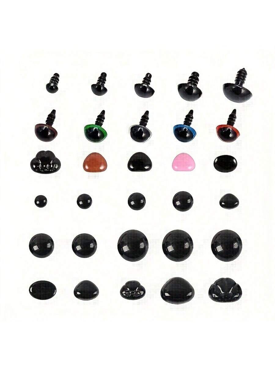752 Pieces of Safety Eyes and Nose, Safety Eyes Suitable for Crochet DIY Plush Making Set with Washers