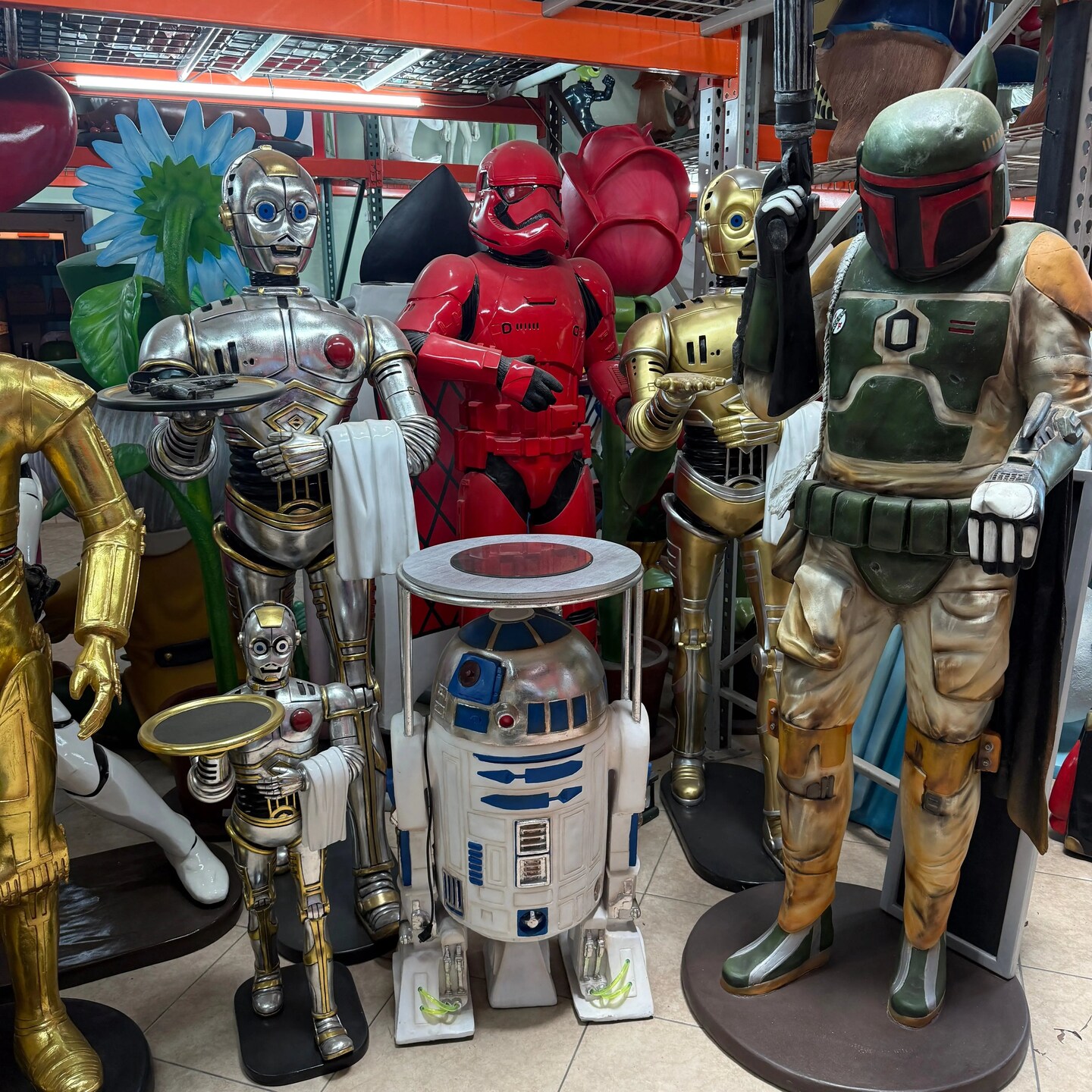 Android Robot Droid Butler Small Statue