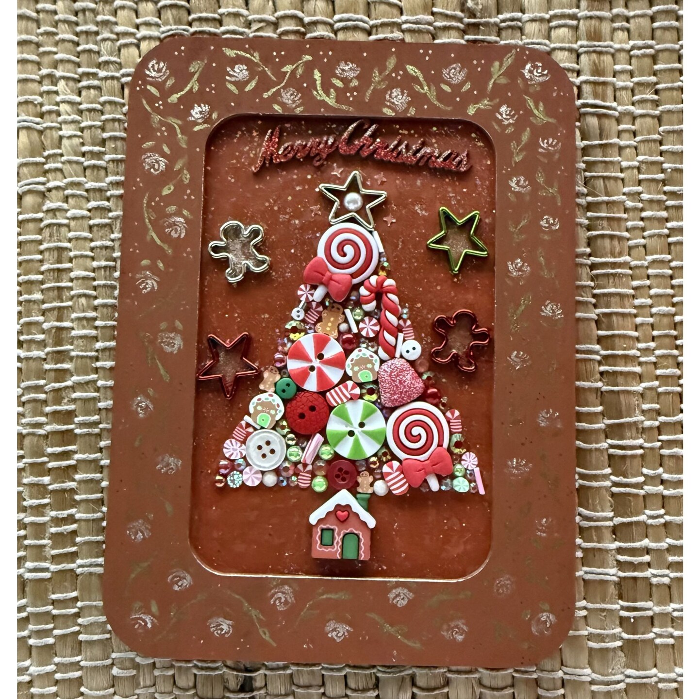 51-Piece Christmas Button Assortment – Holiday Craft Buttons with Santa, Trees, Gifts & Stars