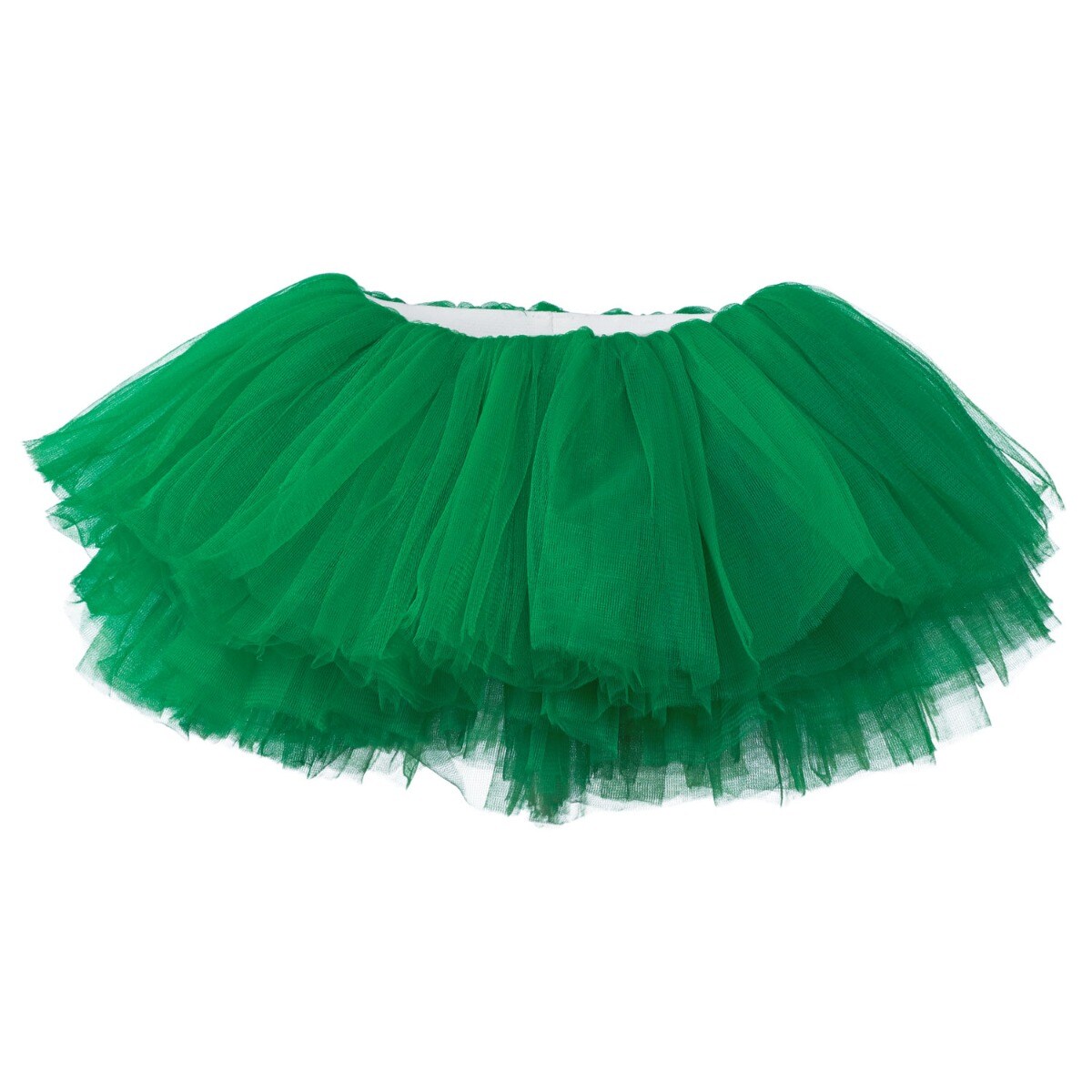 Big Girls Tutu 10-Layer Short Ballet Emerald Green