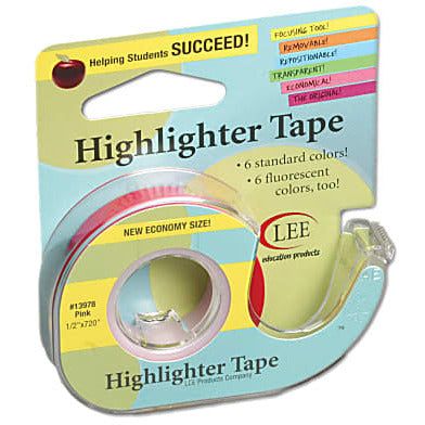 Highlighter Tape - Fluorescent Pink .5&#x22; x 720&#x22;