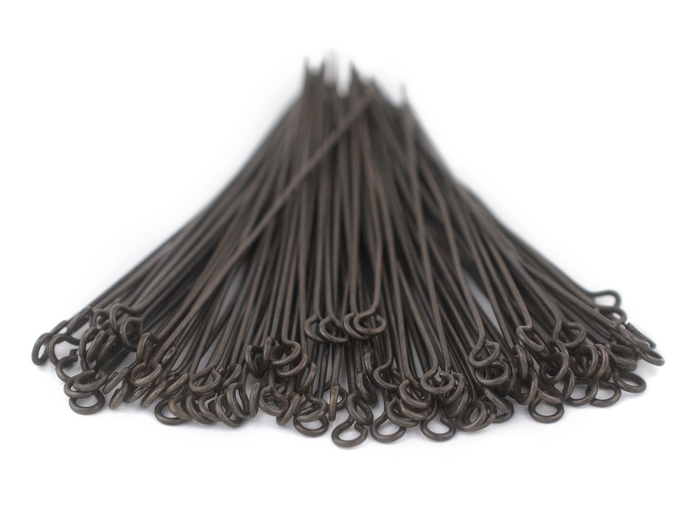 The Bead Chest Antiqued Brass 21 Gauge 2.5 Inch Eye Pins (Approx 100 pieces)