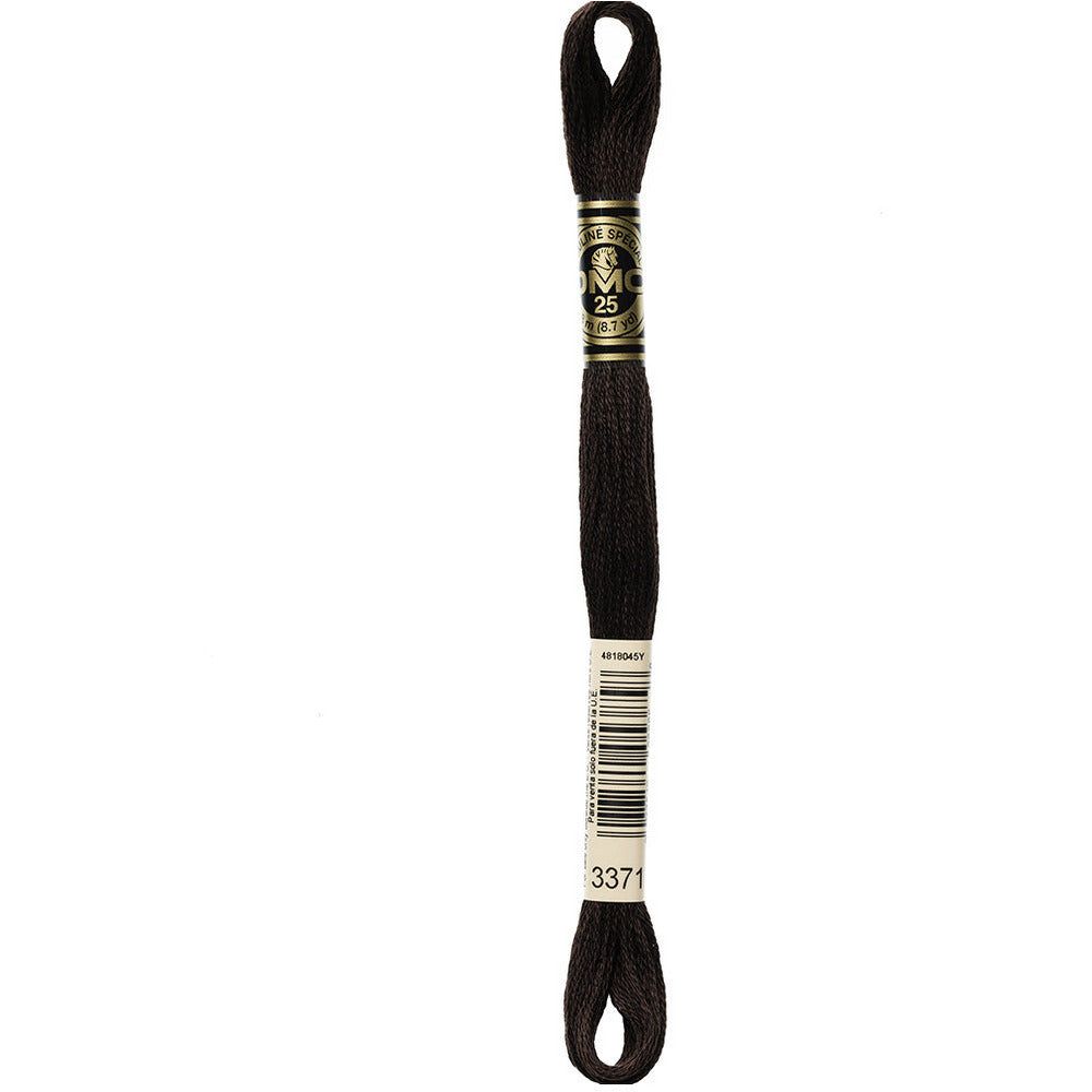 DMC Embroidery Floss, 6-Strand - Black Brown #3371
