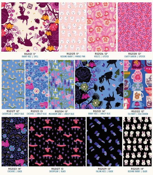 Hello Alice 5" Square Pack (Charm Pack) by for Ruby Star Society (RS2120PP)