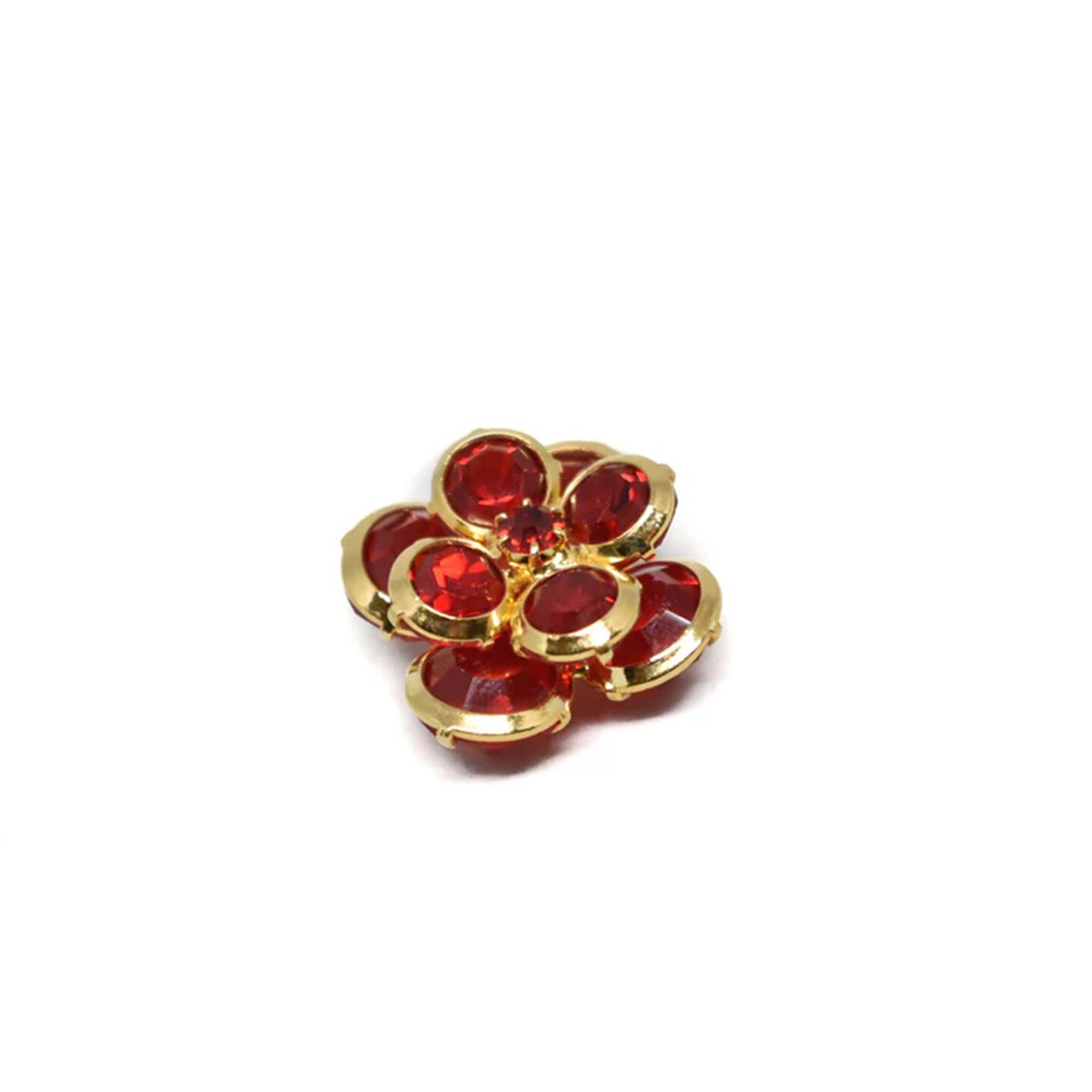 Fancy Swarovski Crystal Flower Button for Clothing Accessories Crafts