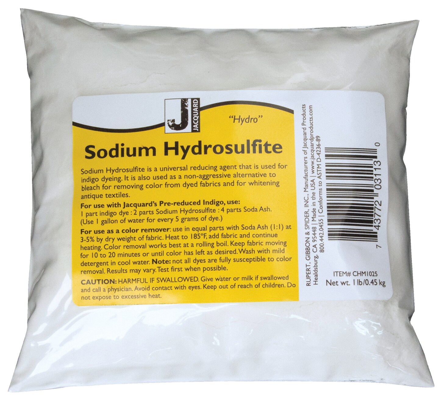 Jacquard Sodium Hydrosulfite  -1 Pound