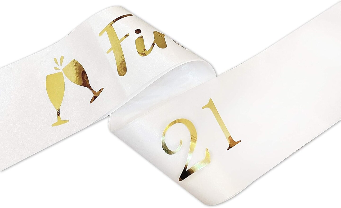 Finally 21 Satin Sash Birthday &#x26; Legal Drinking Age Celebration Accessory
