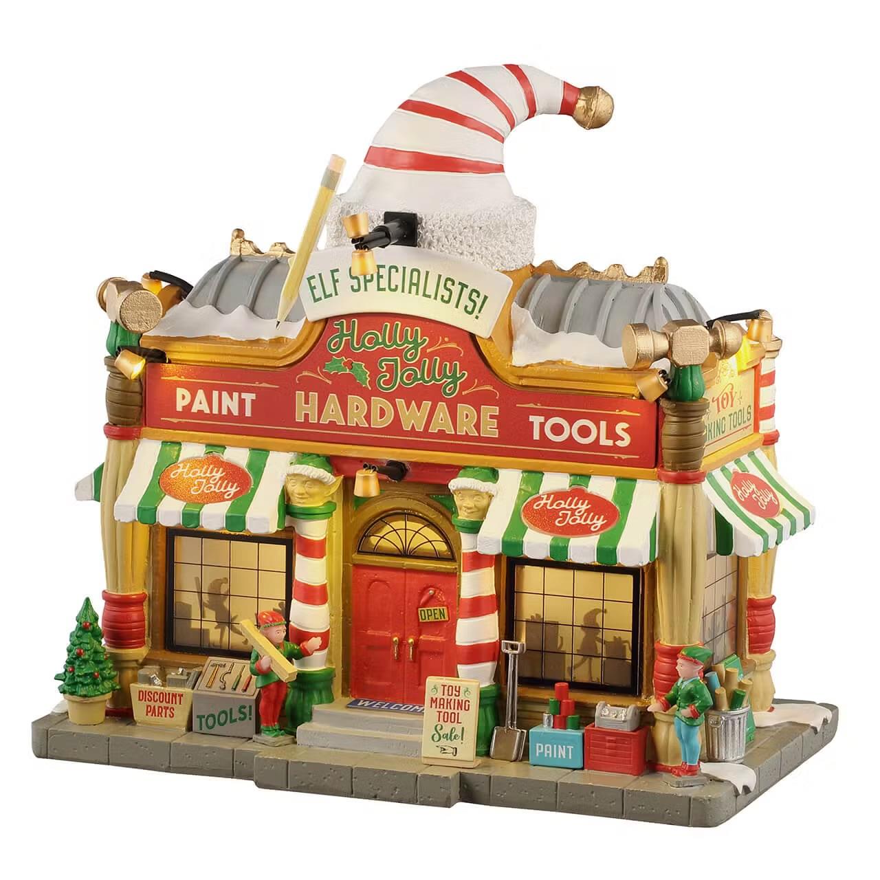 Lemax Santa&#x27;s Wonderland Village: Holly Jolly Hardware