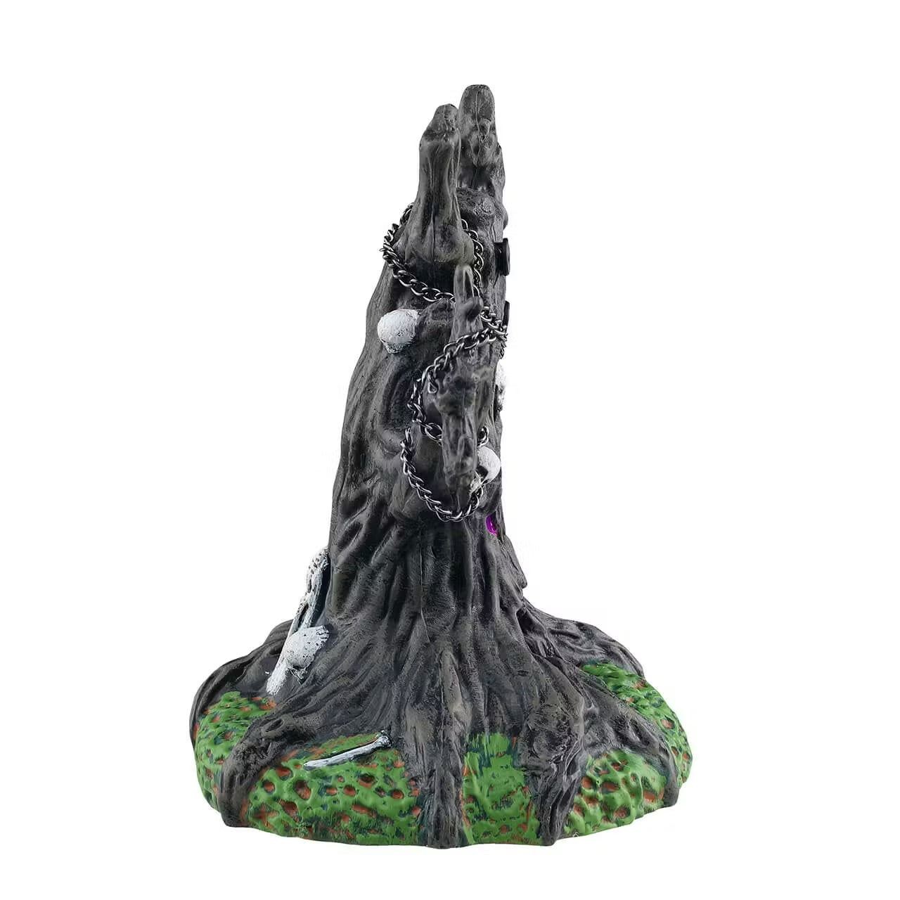 Lemax Spooky Town Halloween Village Accessory: Chained Spooky Tree