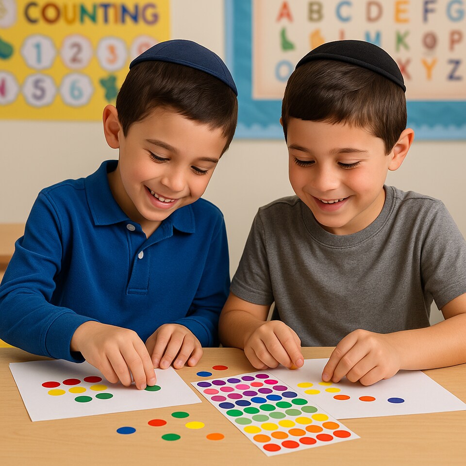 2000 Pieces Small Dot Stickers aRound Color Coding Labels Circle Dot Stickers, 10 Colors Tiny Round Labels for Office, Classroom