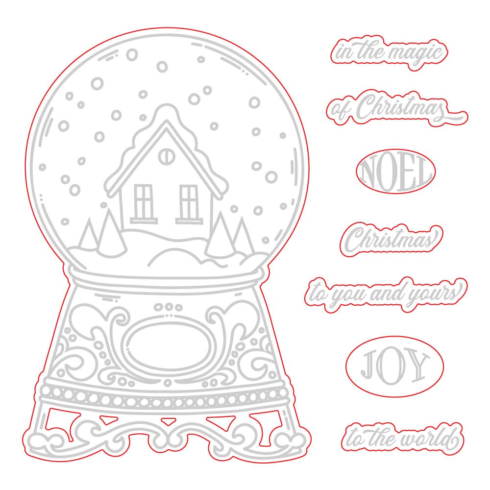 Believe In The Magic - Honey Cuts - Coordinating Dies RETIRING