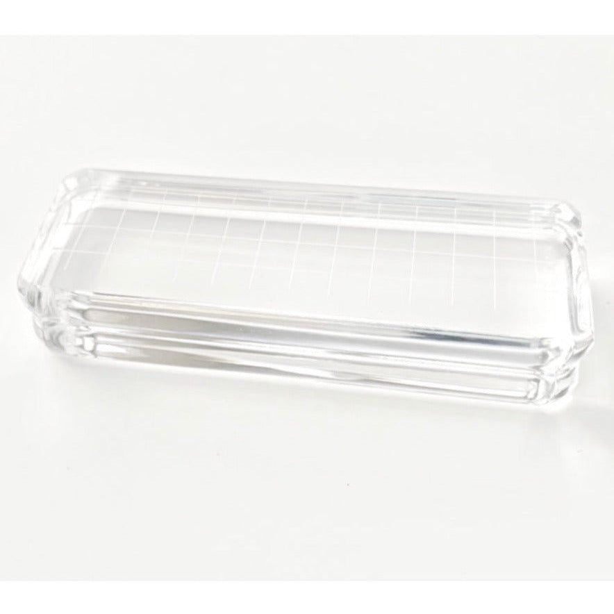 Gina K. Designs Comfort Clear Stamp Block - 1.25" x 3.5" Small Rectangle