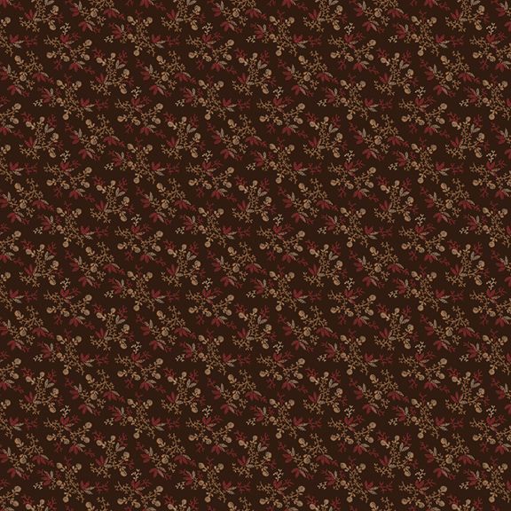 Fabric Marcus Brown Mini Trellis Arabella by the Quarter Yard R101516D-BROWN