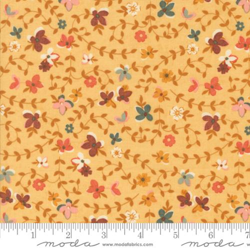 Fabric Moda Maize Gather Florals Acorn Hollow by the Quarter Yard 30761-12