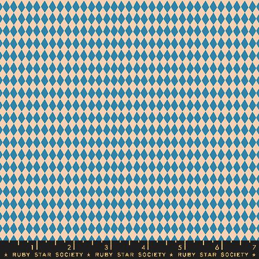 Fabric Ruby Star Society Chambray Harlequin Geometry by the Quarter Yard RS5176-13