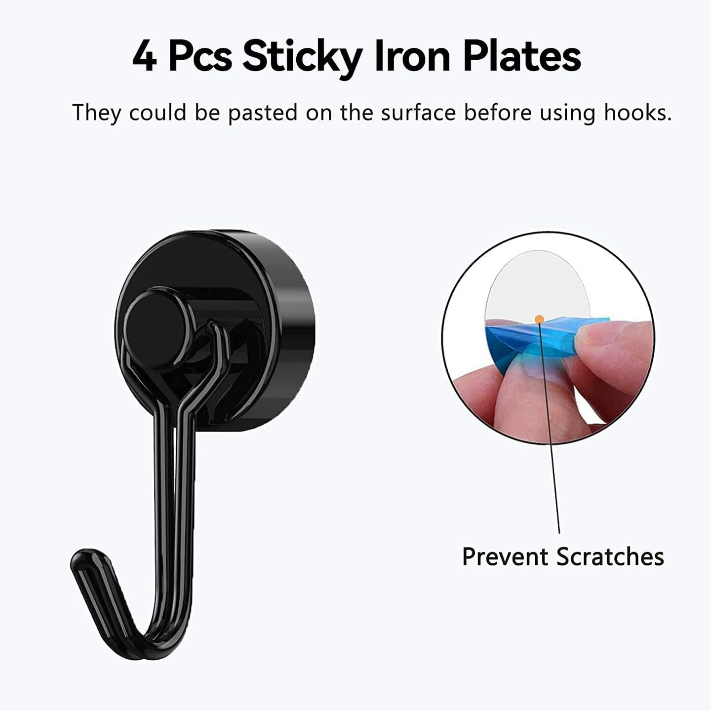 Magnetic Wall Hooks, Neodymium Magnets Hook Heavy Duty 30LBS with Rust Proof for Fridge, Refrigerator, Oven, Grill, BBQ, Key, Tools Holder, Kitchen, Outdoor, Hanging Wreaths, Utensil Hangers