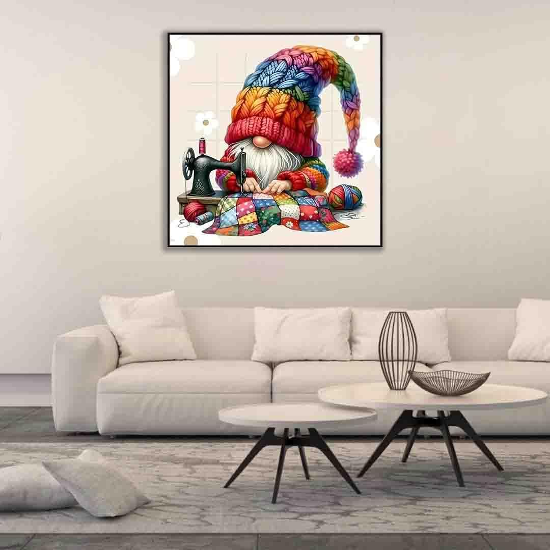 Stamped Cross Stitch Kits for Adults Beginner,Sewing Machine Counted Cross Stitch Kits