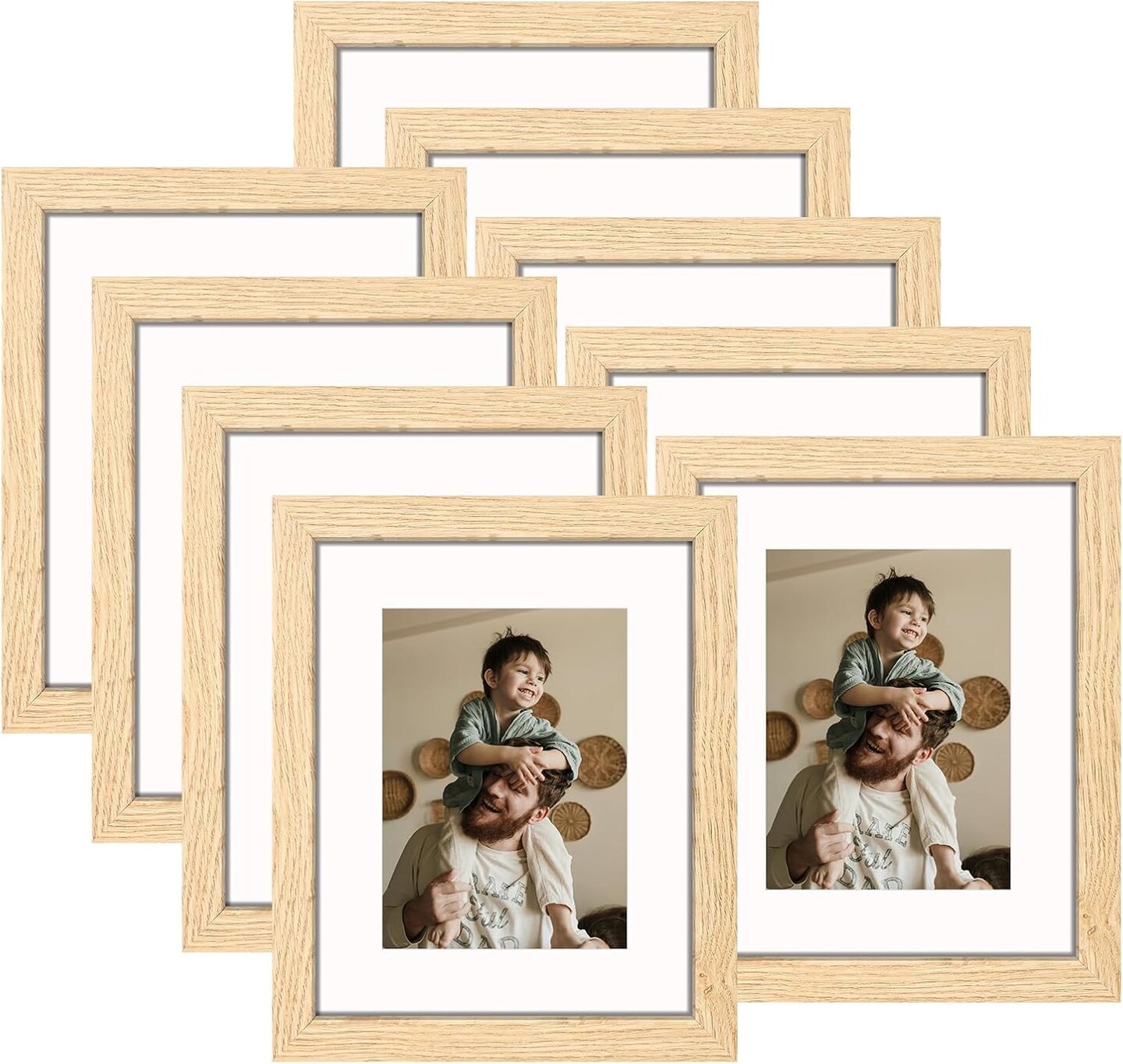 8x10 Picture Frame Set of 9,
