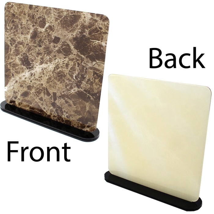 Marble & Wood Grain Acrylic 2.6mm (1/8th Inch), 12x19 inch | CO2 Laser & CO2 Glowforge Ready, Special Pattern Cast Acrylics, Craft Closet Brand