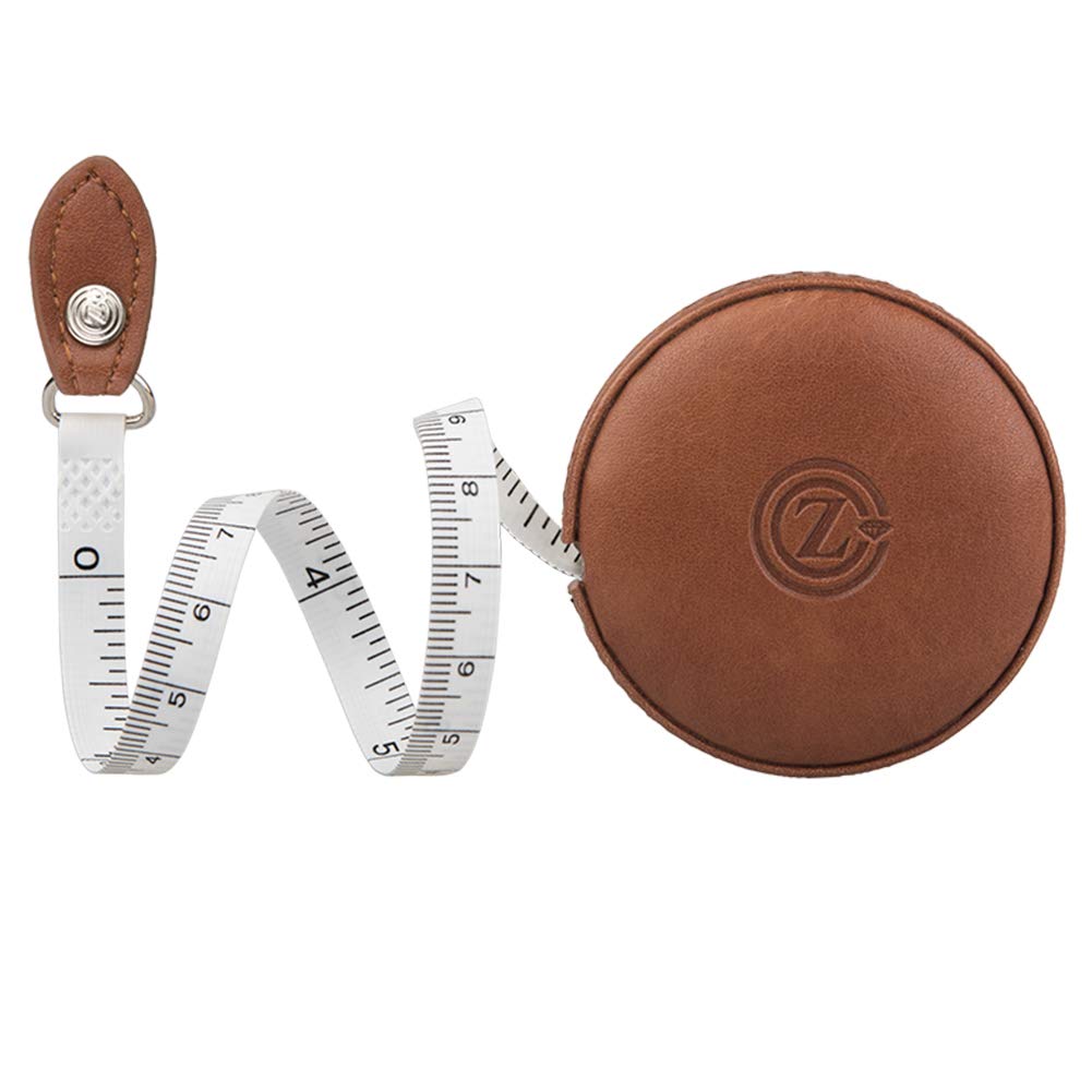 Sewing Tape Measure, Medical Body Cloth Tailor Craft Dieting Measuring Tape, 60 Inch/1.5M Dual Sided Retractable Ruler with Push Button Round