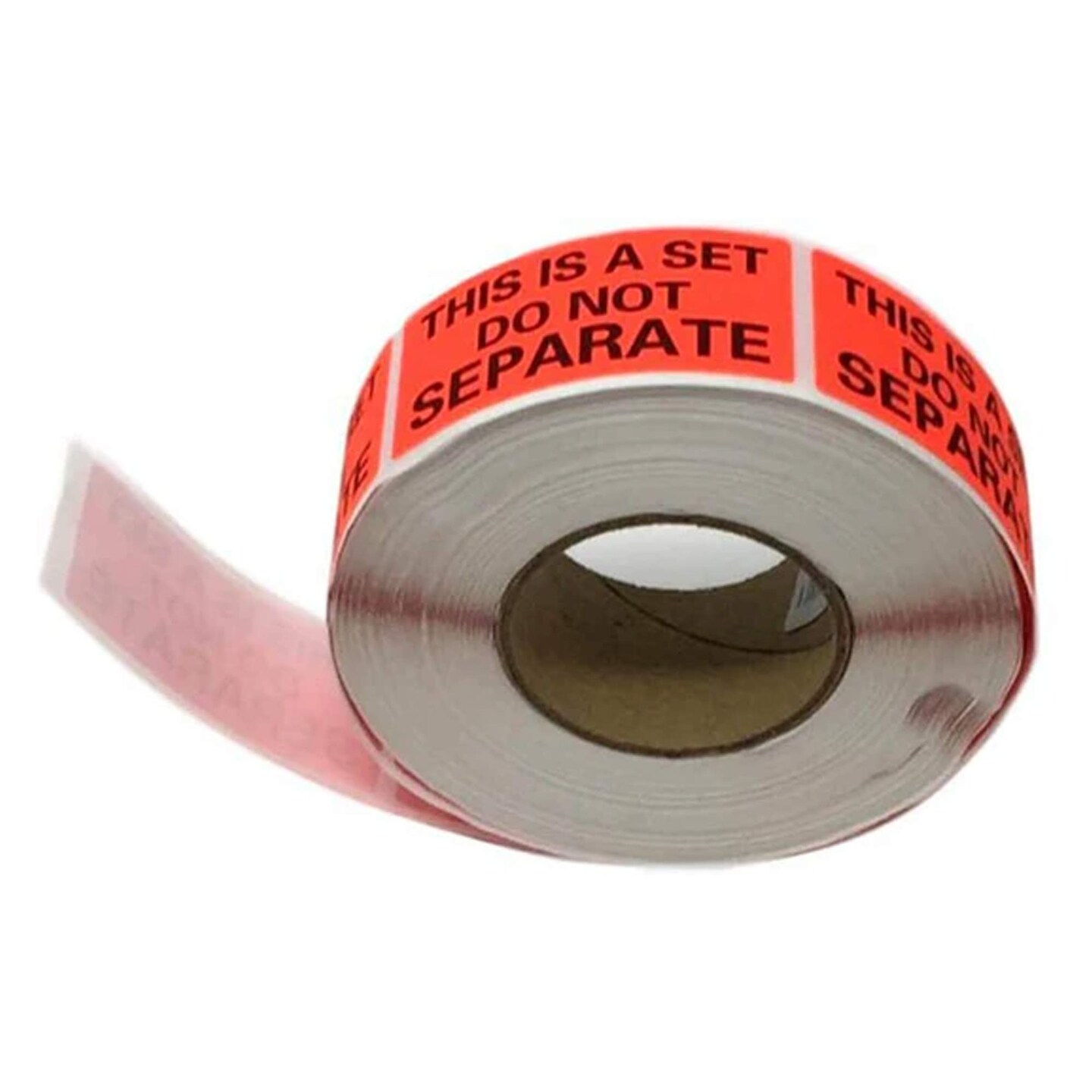 1&#x22; x 2&#x22; Red This Is a Set Do Not Separate Labels 2 Count